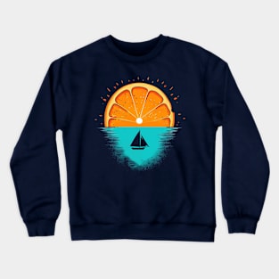 Orange Morning Crewneck Sweatshirt